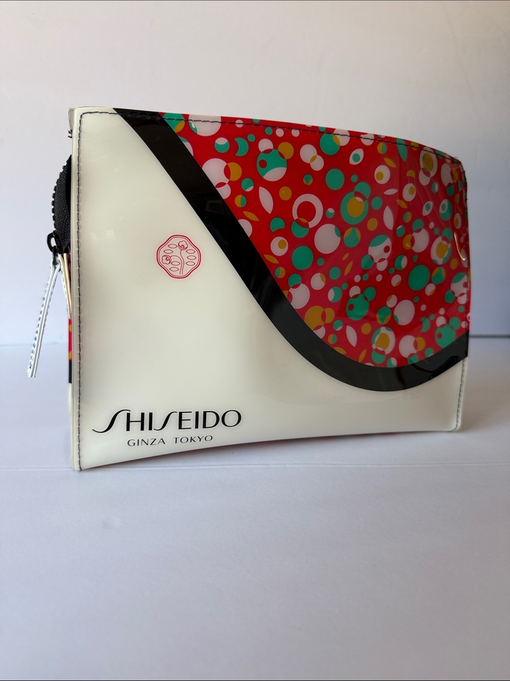 ♥️Shiseido Red Confetti Cosmetic Pouch